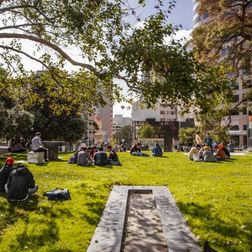 People in a park