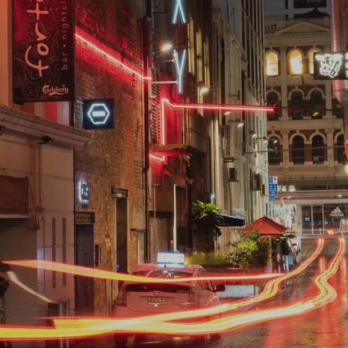 Night street view