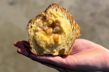 Amano apple & custard cruffin