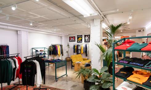 Interior of store 